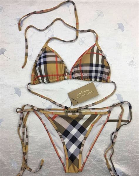 replica burberry swimsuit|burberry dupe bikini.